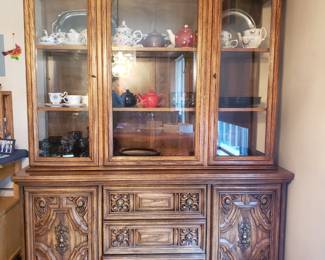 Faux china cabinet. Available now by appointment.