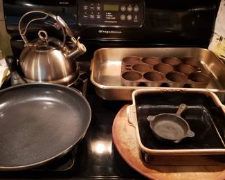 Cast iron muffin pan!