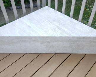 Marble coffee table. Matching piece also available