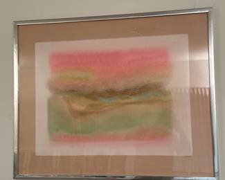 Lamar Briggs signed original watercolor