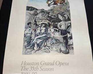 Kermit Oliver Houston grand opera poster
