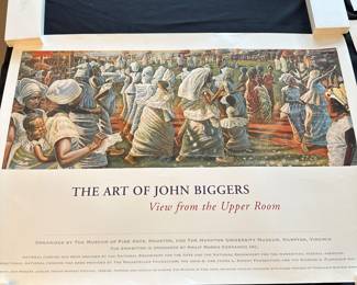 John biggers exhibition poster