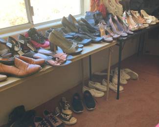 Shoes of various sizes