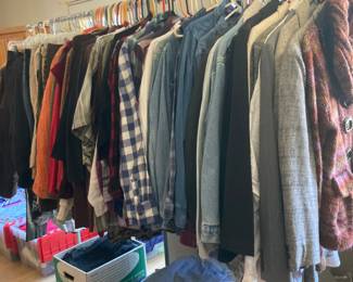 loads of clothes!