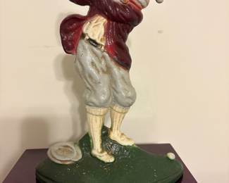 9” Door Stop   John Wright
Cast In USA  Stamped/Embossed on Back