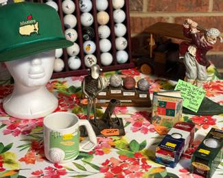 An Assortment of Golf Memorabilia 