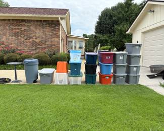 Lots of Storage Tubs