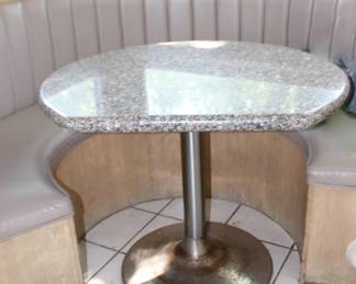 Kitchen Pedestal Granite Table