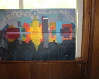City Art on Canvas