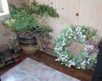 Plant and Wreath