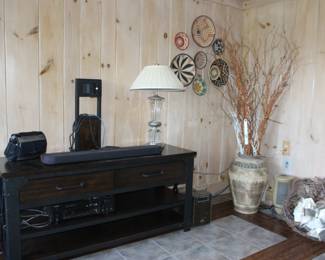 TV Console Lampe, Pottery