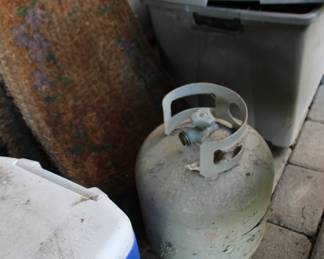 Propane Tank and Storage Box
