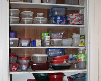Pantry Full of Storage Containers