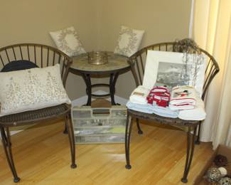 Metal Tile Patio Set