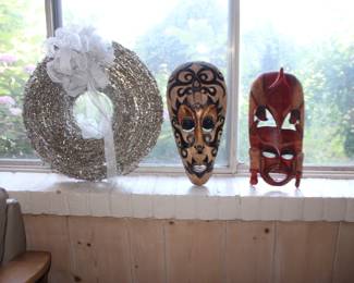 Wreath and Masks