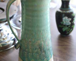 Anthropologie Old Havana PitcherPortugal in Mint Green