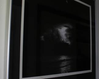 Earth Moon Lightning, "When The Planet Can't Sleep" Black white photo