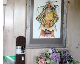 Hudgins Native Art, Runner, Floral