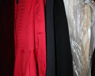 Cute Red Dress, Coat, Draperies,