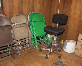 Work Chair, Folding Chairs in 3 Rooms