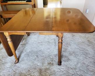 Antique drop leaf table