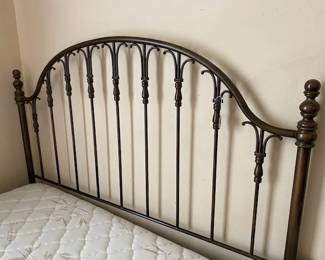 Queen metal headboard