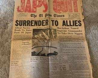 Vintage newspaper 
