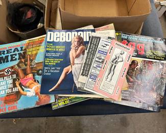 Vintage men’s magazines 