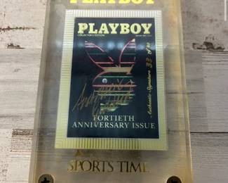 1994 Playboy 40th Anniversary Chromium Cover Card – Sports Time Ltd Edition 1 in Case