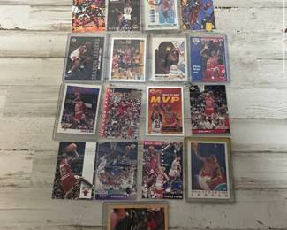 Lot of 16 Michael Jordan Collectible Sports Cards