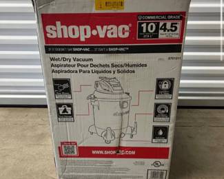 Shop-Vac 10 Gallon 4.5 HP Wet/Dry Vacuum Commercial Grade New in Box