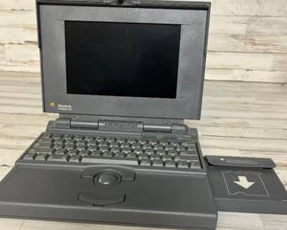 Vintage Apple Macintosh PowerBook 165c Laptop w/ Floppy Disk – Rare Color Model