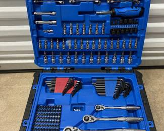 Kobalt 227-Piece Mechanics Tool Set – SAE/Metric Socket Ratchet Wrench Kit in Case
