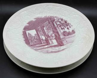 (4) 9.25” Wedgwood of Etruria & Barlaston Plates