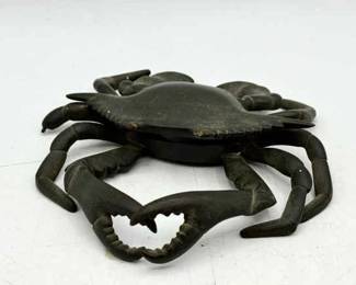 Metal Crab Inkwell