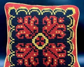Handmade Needlepoint Pillow