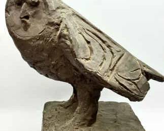 Austin Productions “Picasso Owl” Owl Sculpture