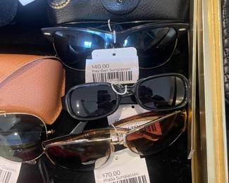 Prada Sunglasses, Ray-Ban Sunglasses 