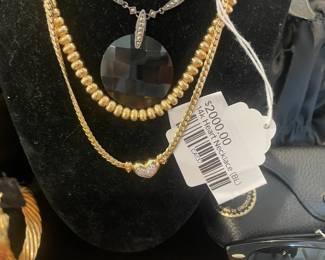 14k Heart Necklace (BL)