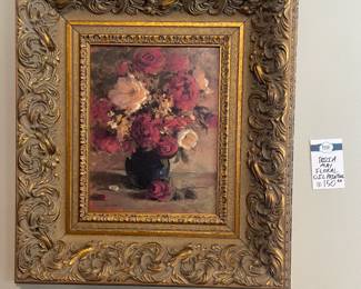 Tricia May Floral Oil Painting 