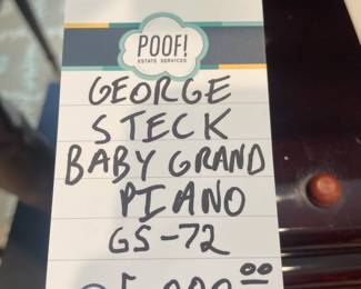 George Steck baby Grand Piano