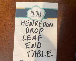 Henredon Drop Leaf End Table 