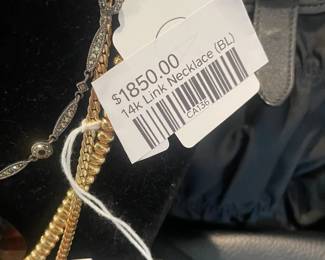 14k Link Necklace (BL)