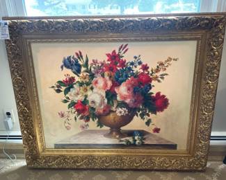 Floral Still Life Oil Painting 