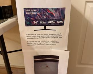 Brand new 34" computer monitor