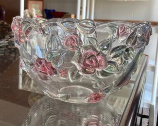 Mikasa Bella Rosa  9” wide bowl — 
5-1/2” deep