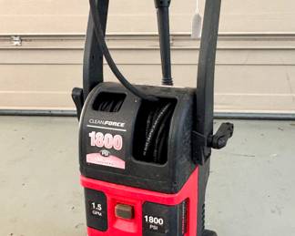 $60; 1800psi CleanForce brand power washer