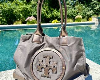 $90; Tori Burch nylon tote bag