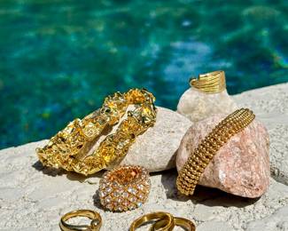 Shop this sale in person for a great collection of costume jewelry starting at $8!