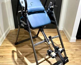 $130; Ironman memory foam inversion table